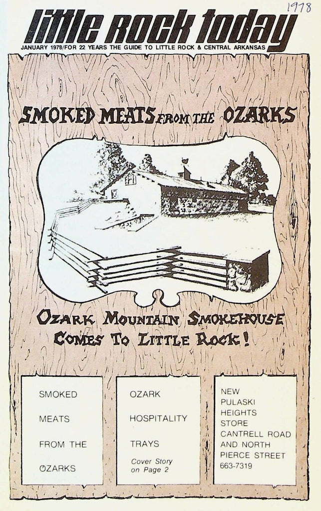 Little Rock Today January 1978 Central Arkansas Travel Booklet