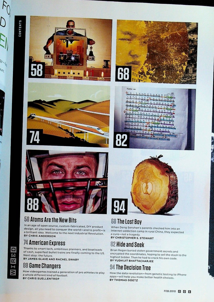 Wired Magazine February 2010 Bullet Trains Brian Regan Deng Senshan