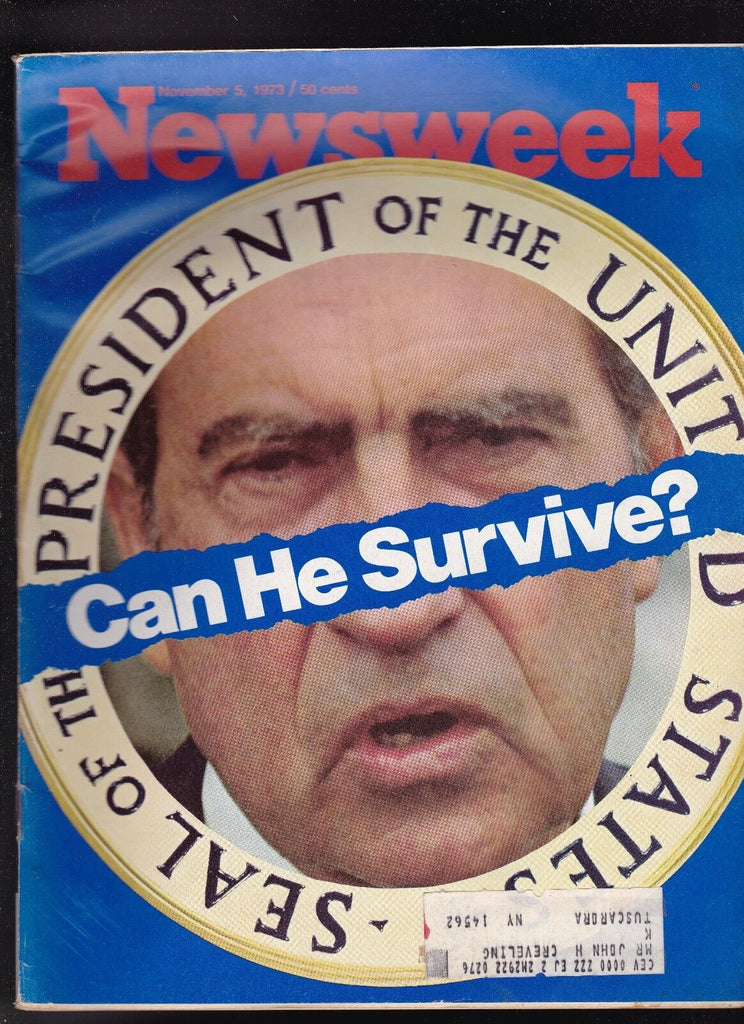 Newsweek Magazine Richard Nixon Watergate November 5 1973