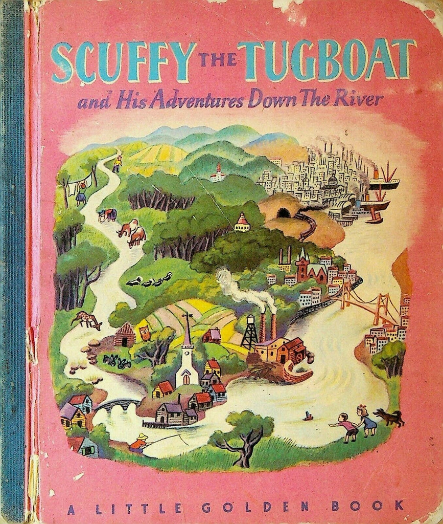 Scuffy the Tugboat & His Adventures Down the River Little Golden Book
