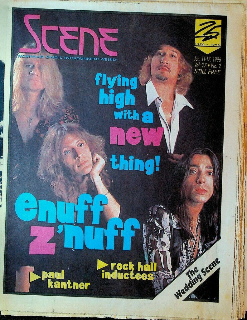 Cleveland Scene Magazine January 11 1996 Enuff Z'nuff Pink Floyd David Bowie
