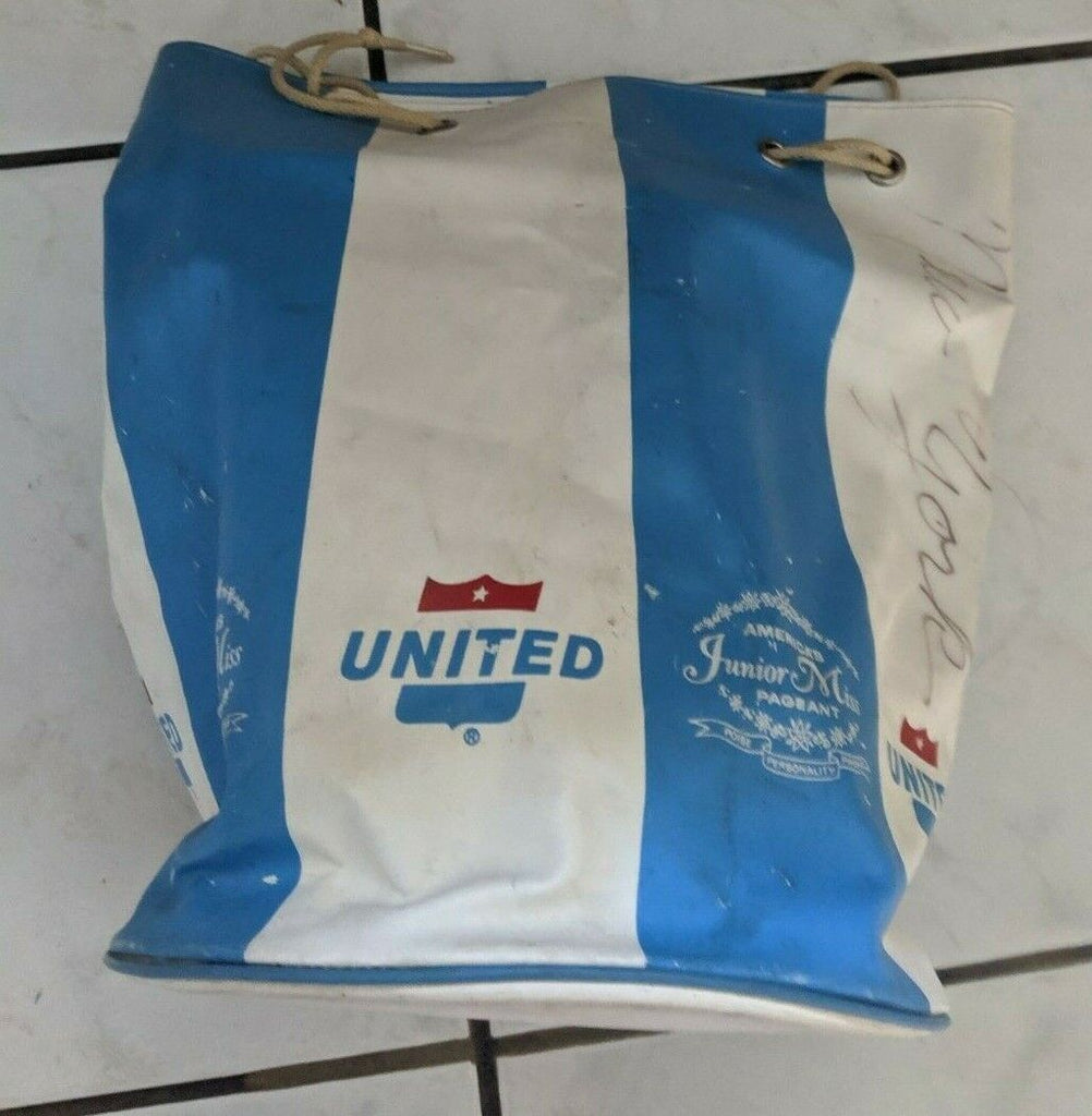 America's Junior Miss Pageant United Travel Bag 1960s