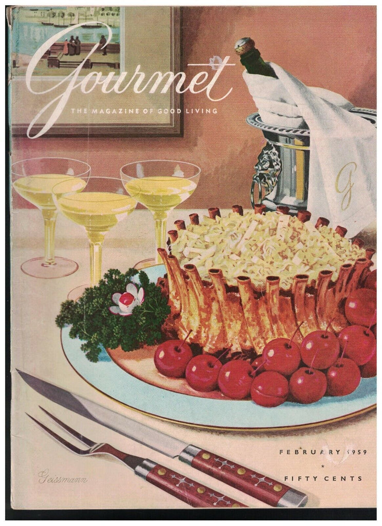 Gourmet Magazine February 1959 Robert Geissmann Baiken Pork