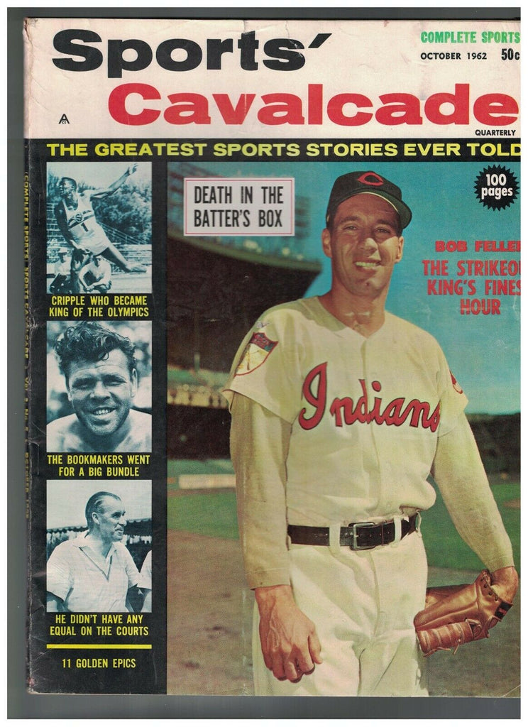 Sports Cavalcade October 1962 Bob Feller Seabiscuit Bobby Jones Rogers Hornsby
