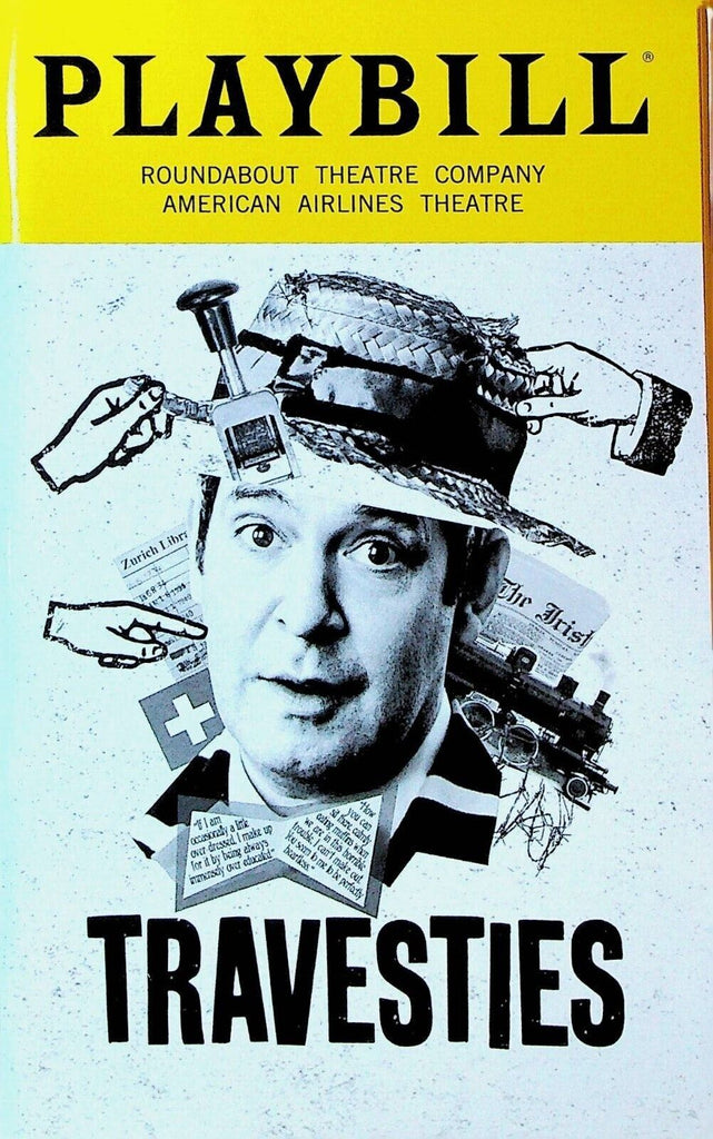 Travesties Playbill May 2018 Peter McDonald Patrick Kerr Tom Hollander