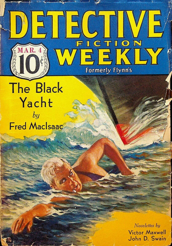 Detective Fiction Weekly Pulp March 4 1933 Max Brand Fred MacIsaac John D Swain