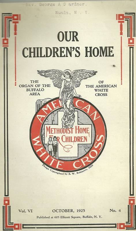 Our Children's Home Brochure American White Cross October 1925