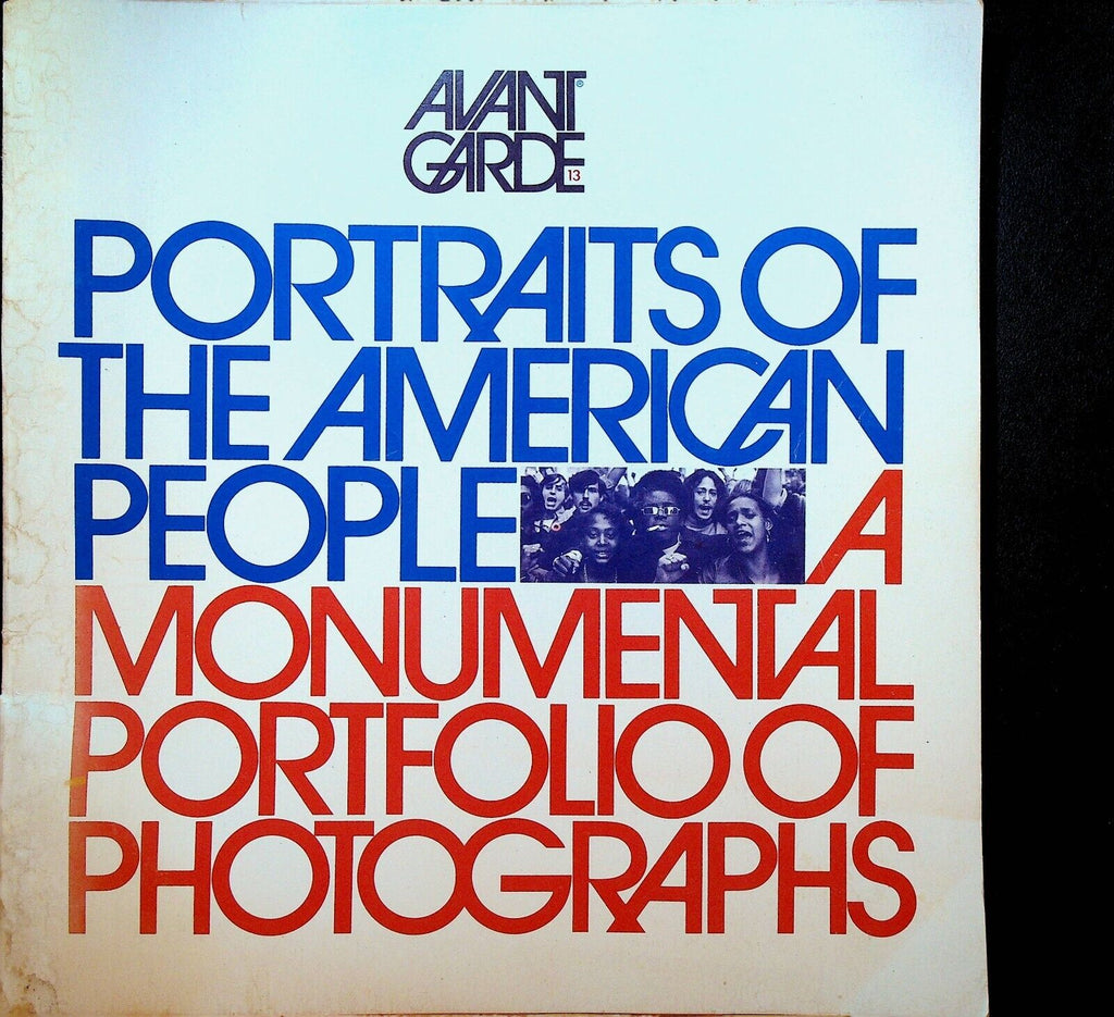 Avant Garde Magazine Spring 1971 Alwyn Scott Turner American People Portraits