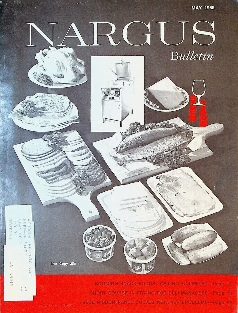 Nargus Bulletin May 1969 Coca Cola Ad Snack Foods Supermarkets