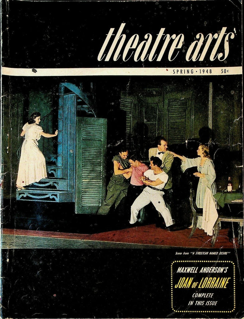 Theatre Arts Magazine Spring 1948 A Streetcar Named Desire Billy Sunday