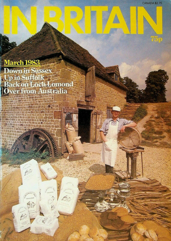 In Britain Magazine March 1983 Loch Lomond Suffolk Sussex