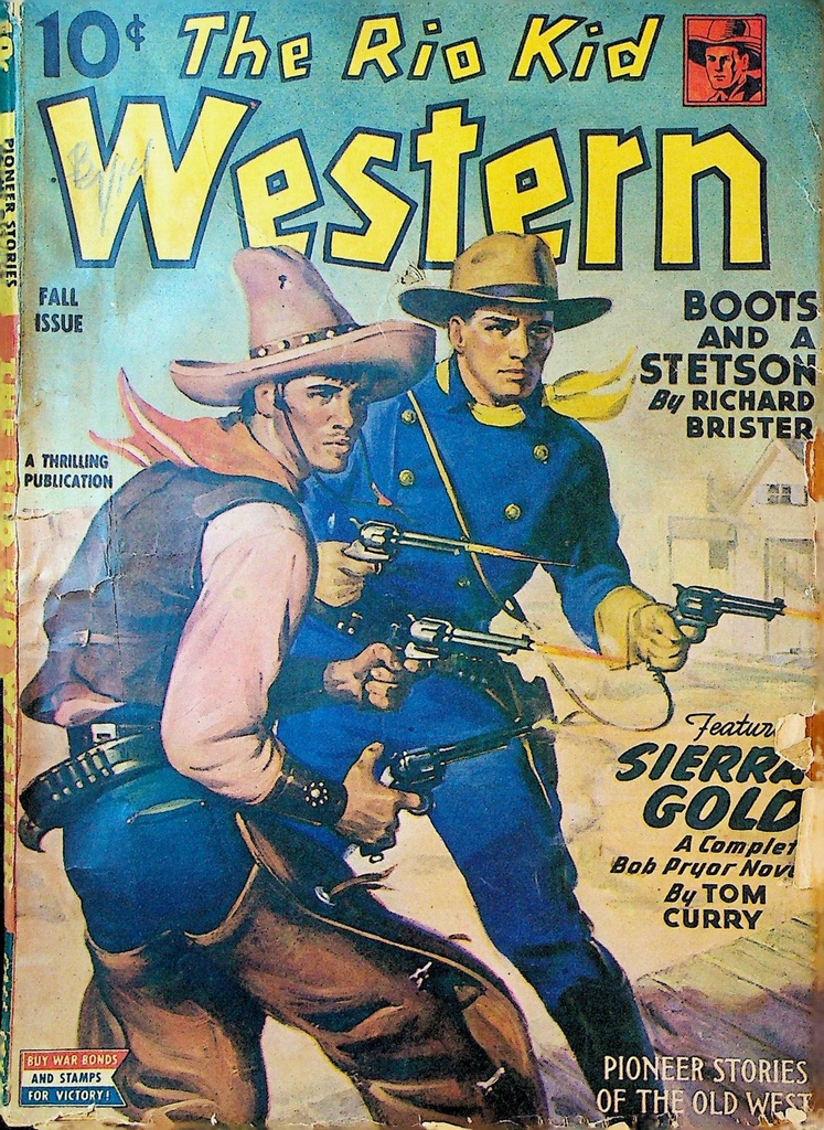 Rio Kid Western Pulp Fall 1944 Richard Brister Tom Curry Ben Frank