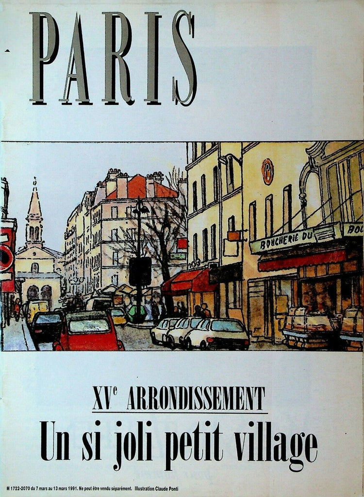 L'Express Paris Magazine March 7 1991 Tourist Guide Shopping Events