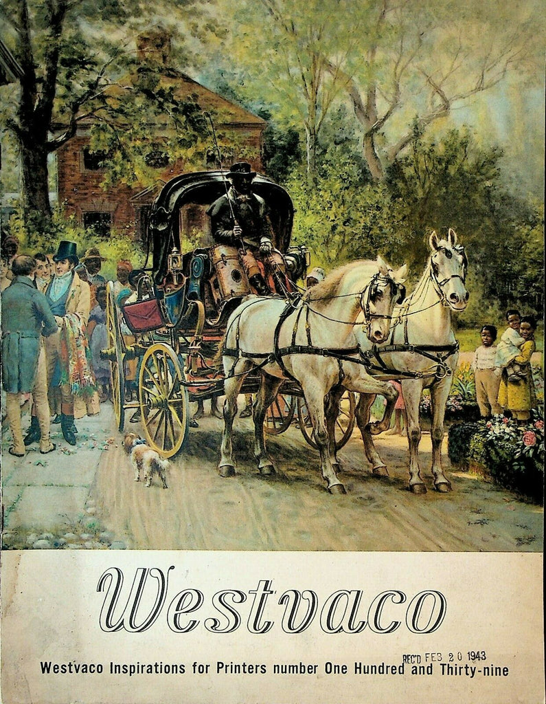 Westvaco Inspirations for Printers #139 1943 Salvador Dali Alice in Wonderland