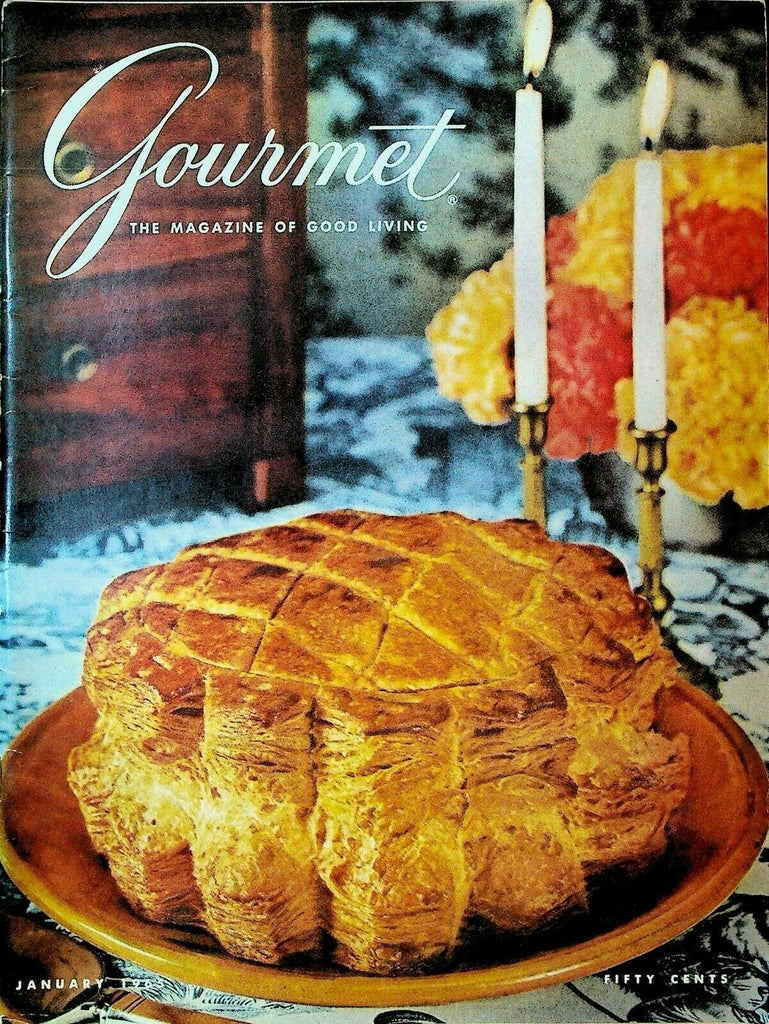 Gourmet Magazine January 1965 France Northern Provinces Conch Lucius Beebe