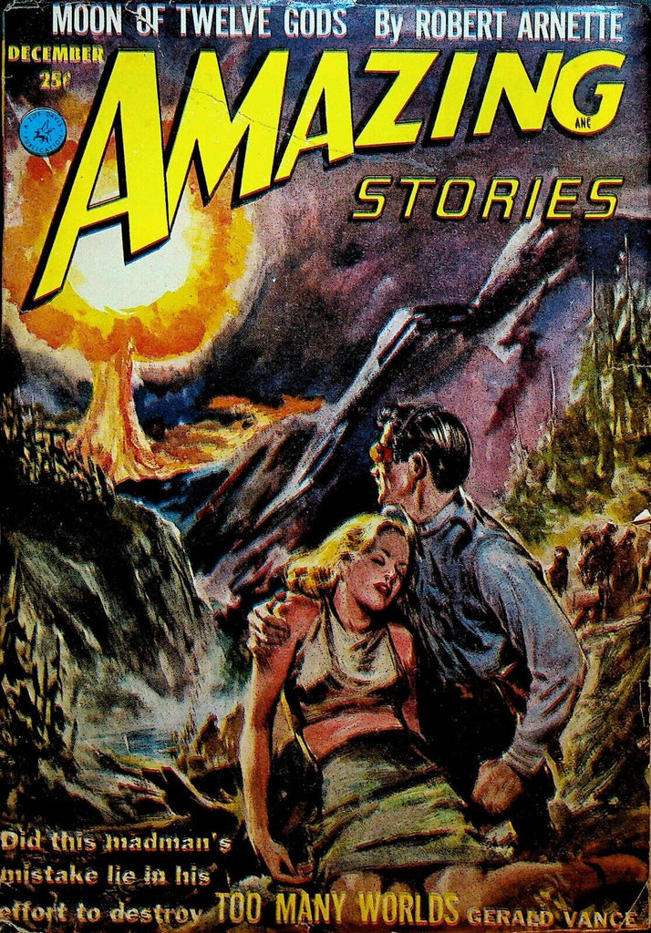 Amazing Stories Pulp December 1952 Gerald Vance Robert Arnette Rog Phillips