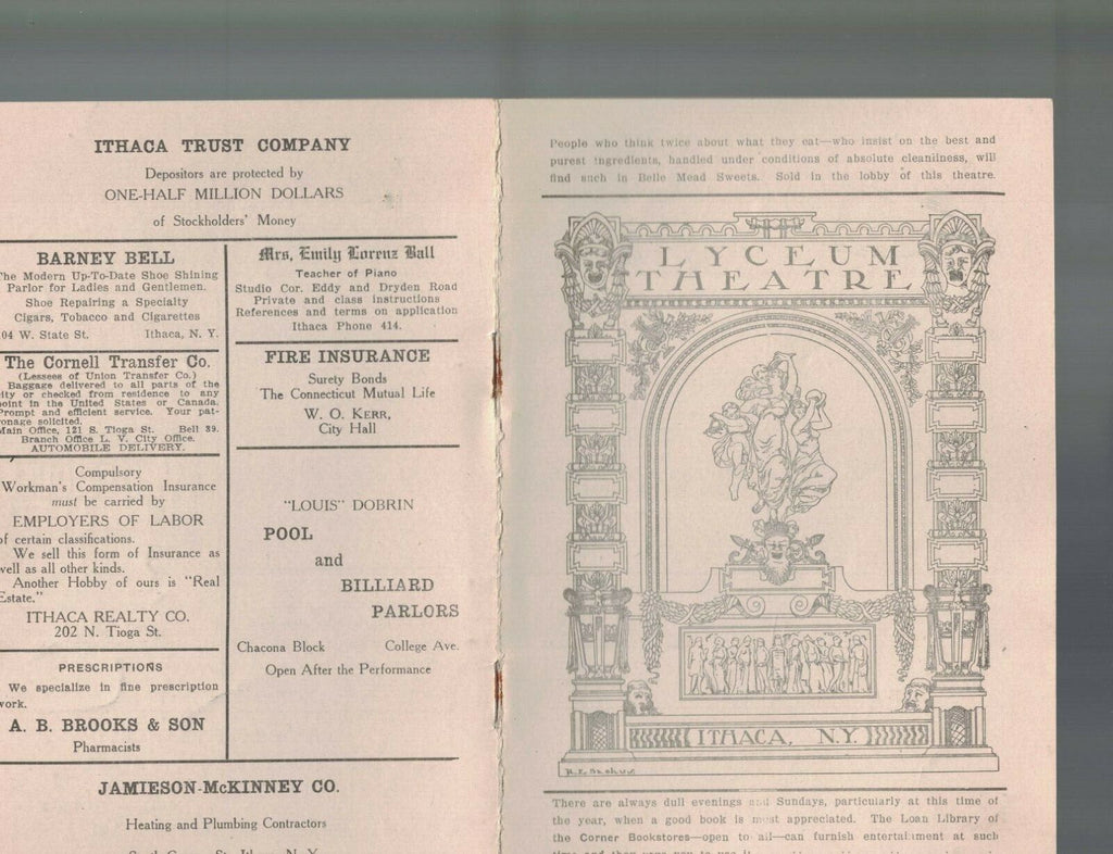 The Light That Failed Program May 6 1915 Farewell of Johnston Forbes-Robertson