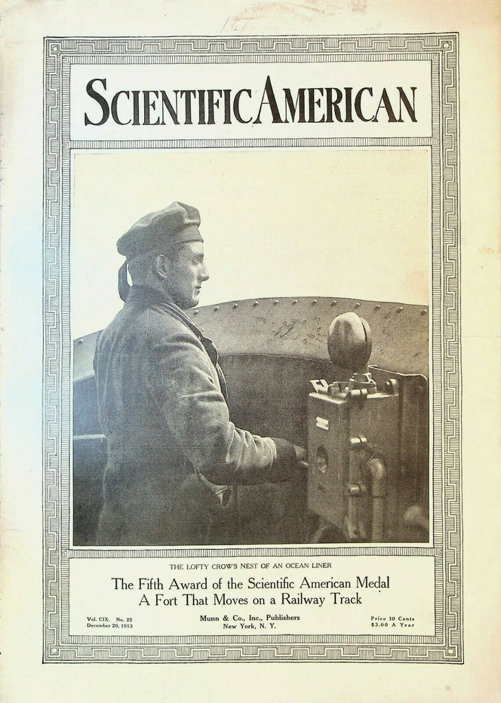 Scientific American December 20 1913 Transatlantic Ocean Liner Ship