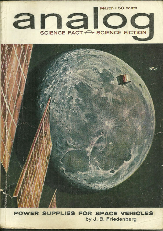 Analog Magazine March 1962 Poul Anderson JB Friedenberg Science Fiction