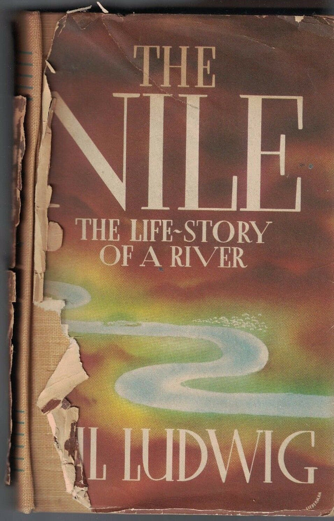 The Nile The Life-Story of a River  Emil Ludwig 1937 HC DJ