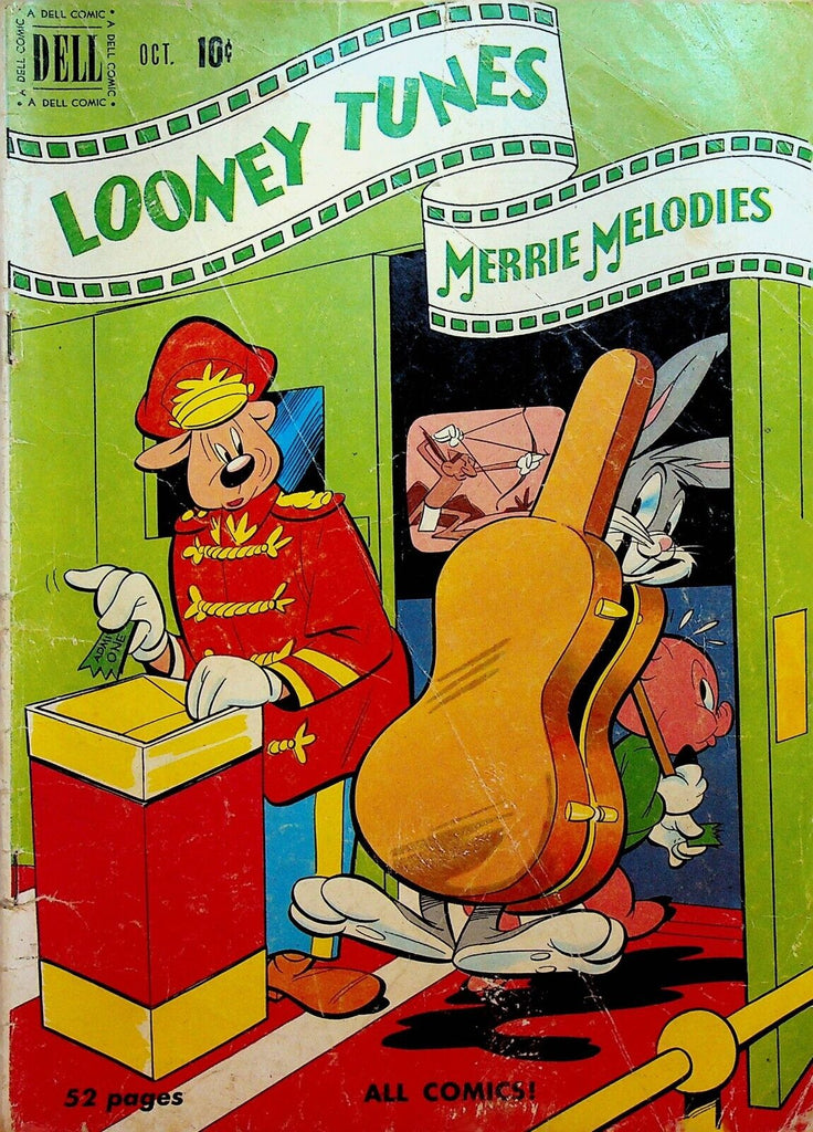 Looney Tunes 108 Dell Comics 1950 Violin Case Movie Theater
