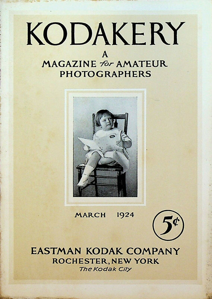 Kodakery Magazine for Amateur Photographers Kodak March 1924 Rochester
