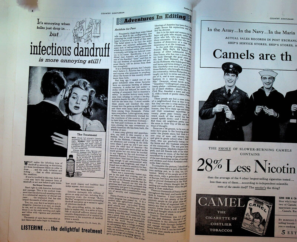 Country Gentleman Magazine October 1941 Erle Stanley Gardner Robert Carson