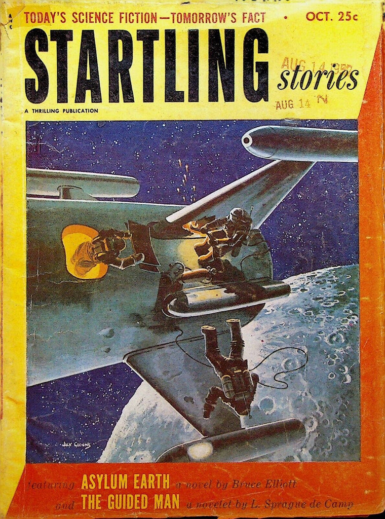 Startling Stories Pulp October 1952 L Sprague de Camp Bruce Elliott