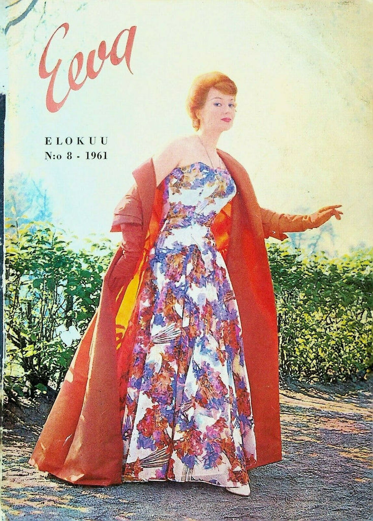 Eeva Magazine August 1961 Mai-Brit Heljo Evan Hunter Finnish Language