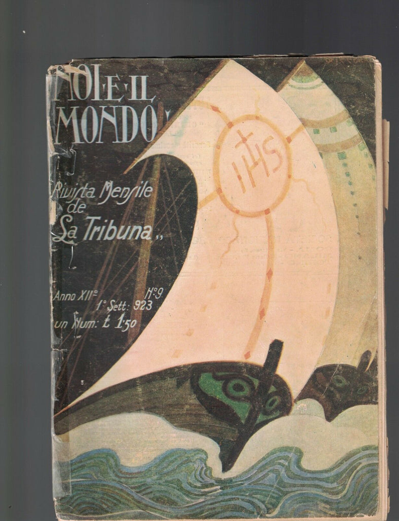 Noi & Il Mondo Magazine September 1 1923 Leon Tolstoi Leo Tolstoy