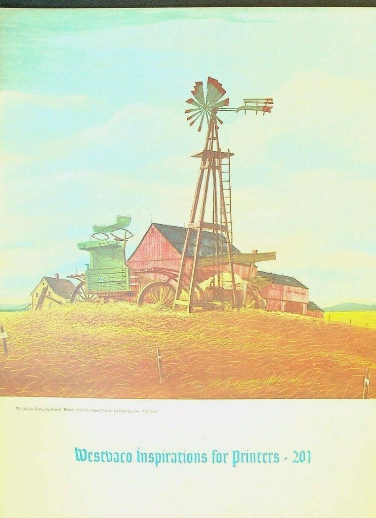 Westvaco Inspirations for Printers Magazine 201 1955 John P Wheat Dean Coyle