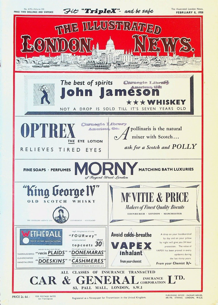 Illustrated London News February 8 1958 Explorer Satellite UAR Created