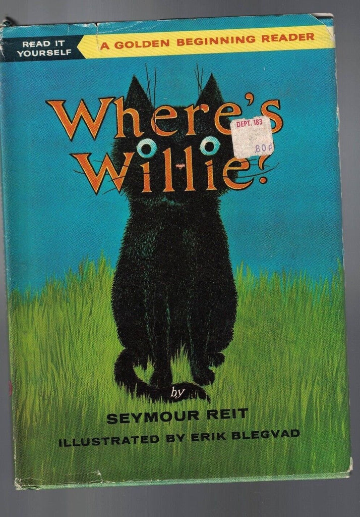 Where's Willie by Seymour Reit 1961 HC DJ Golden Beginning Reader