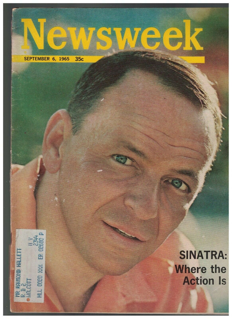 Newsweek Magazine September 6 1965 Frank Sinatra Madame Chiang Kai-shek