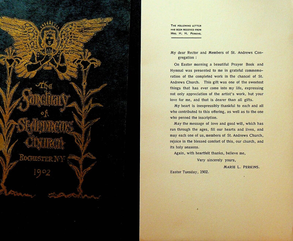 The Sanctuary of St Andrews Church Rochester NY 1902 Booklet