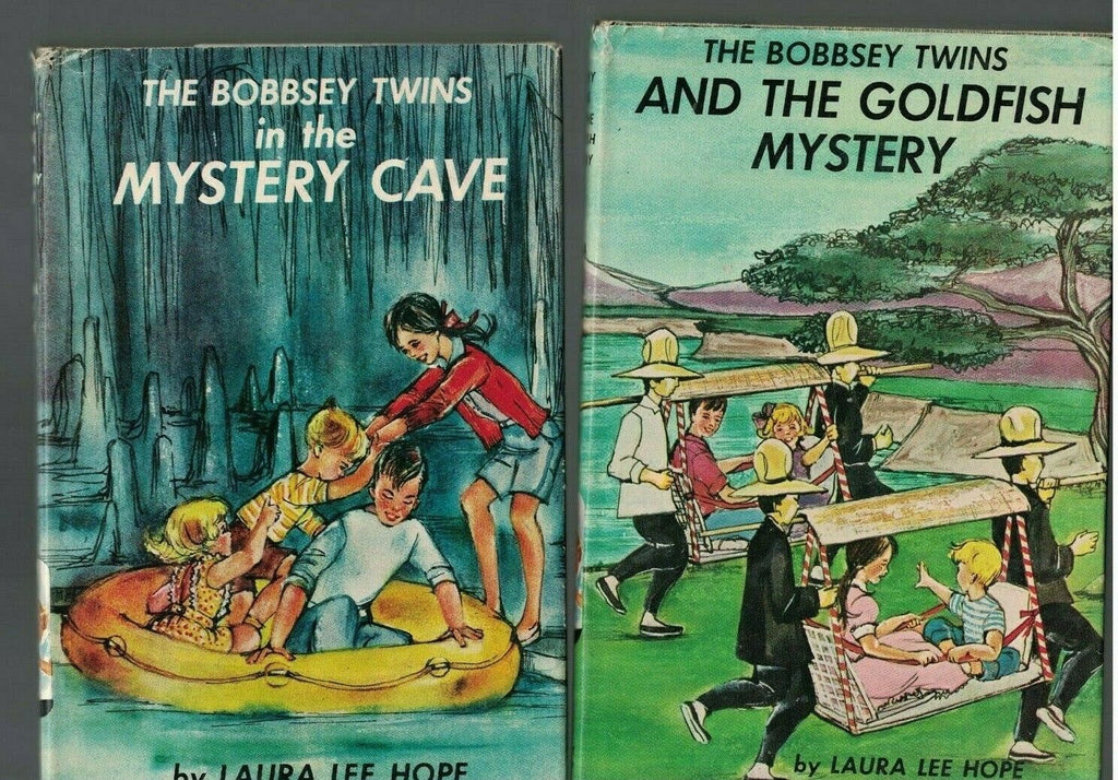 The Bobbsey Twins Lot of 2 HC DJ Laura Lee Hope #s 53 55 1960