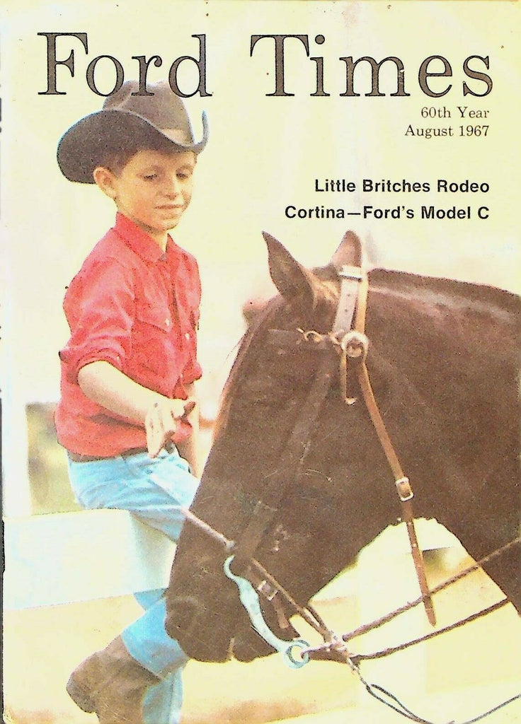 Ford Times August 1967 Chautauqua Rodeo Cortina Kansas Oregon Trail