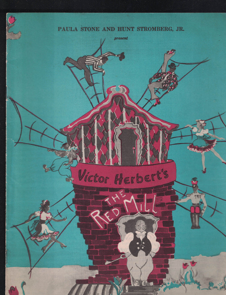 Victor Herbert's The Red Mill Souvenir Theatre Program Hal Price