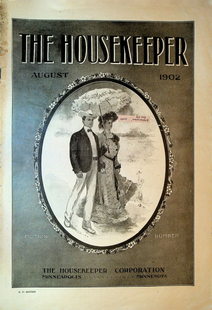 Housekeeper Magazine August 1902 Fashion Bridal Gowns of Europe Customs
