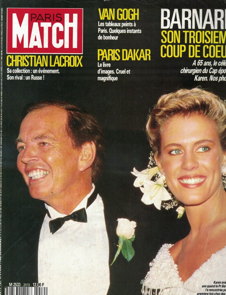 Paris Match Magazine February 5 1988 Danielle Gilbert Kim Hyan-Hui Van Gogh