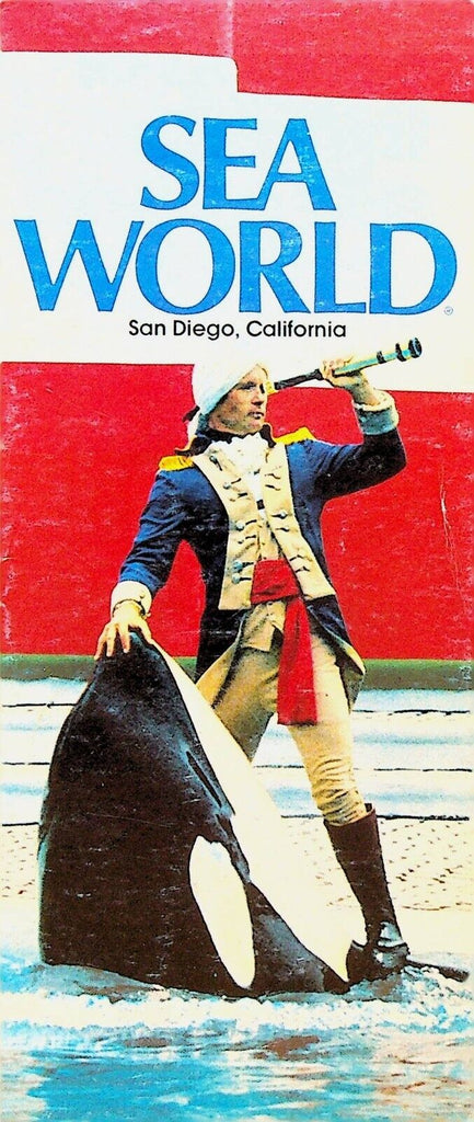 Sea World San Diego California 1976 Brochure Shamu the Killer Whale