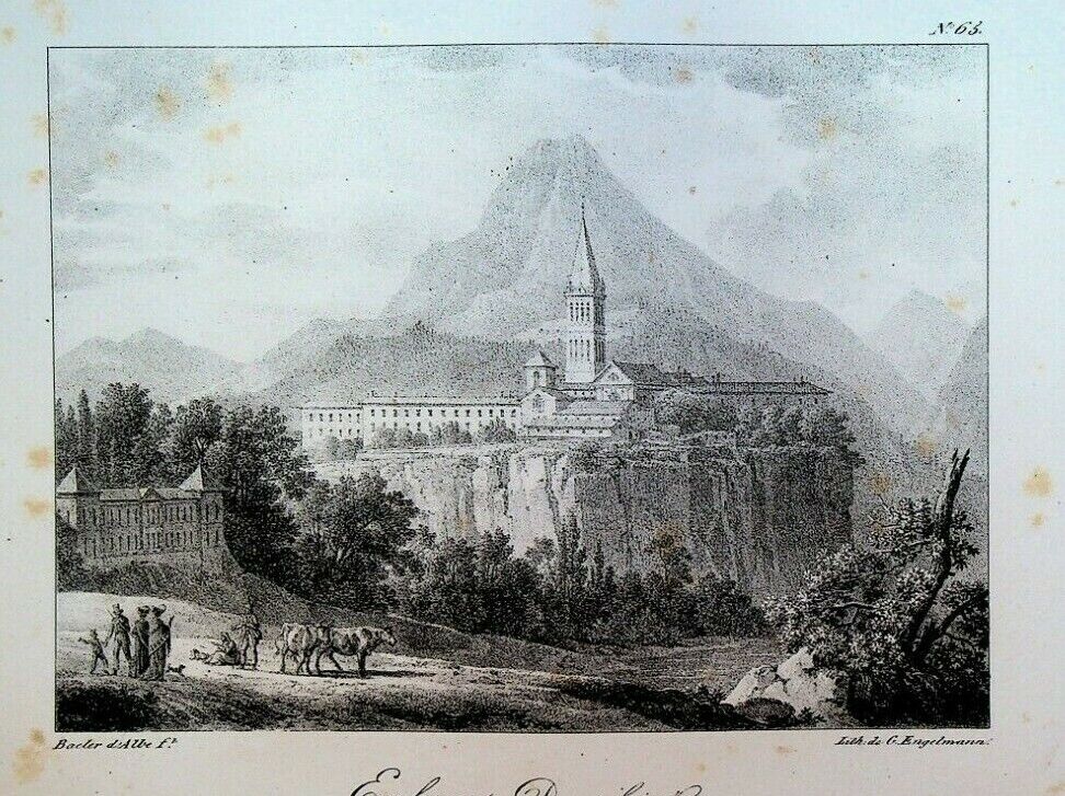 Godefroy Engelmann Lithograph 1820s Embrun Dauphine #63
