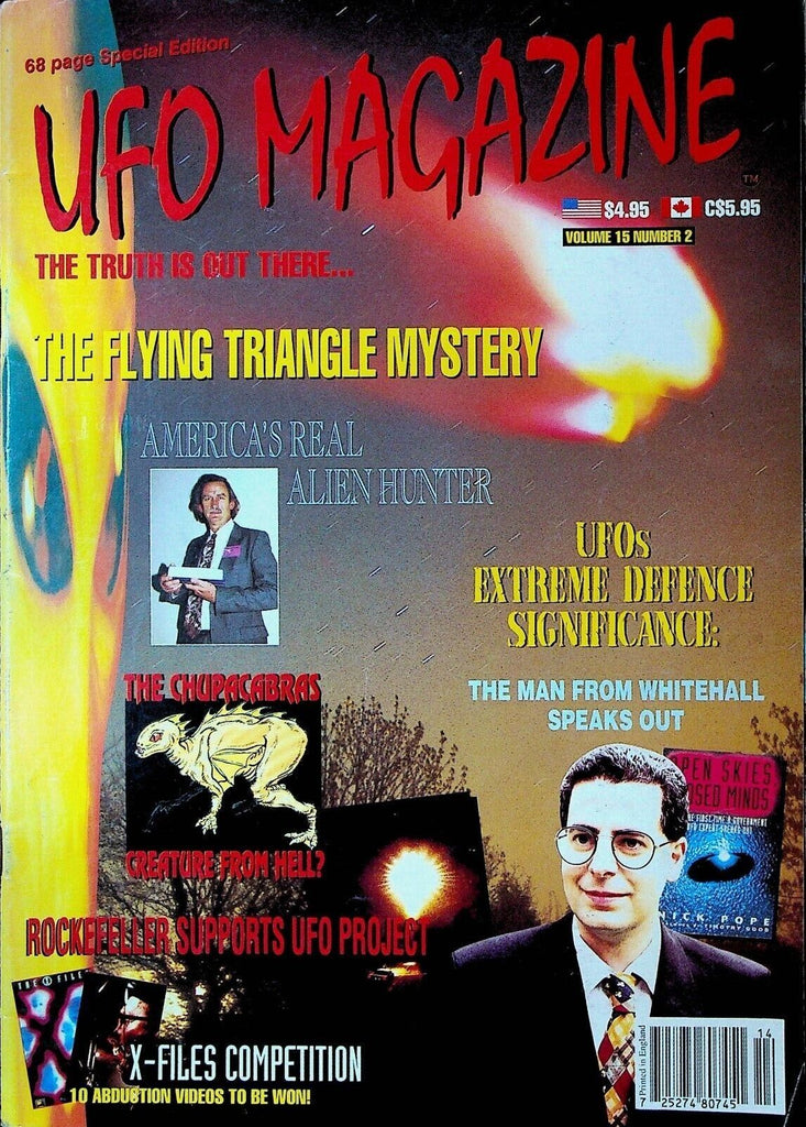 UFO Magazine July 1996 Derrel Sims Thomas Mantell Chupacabras