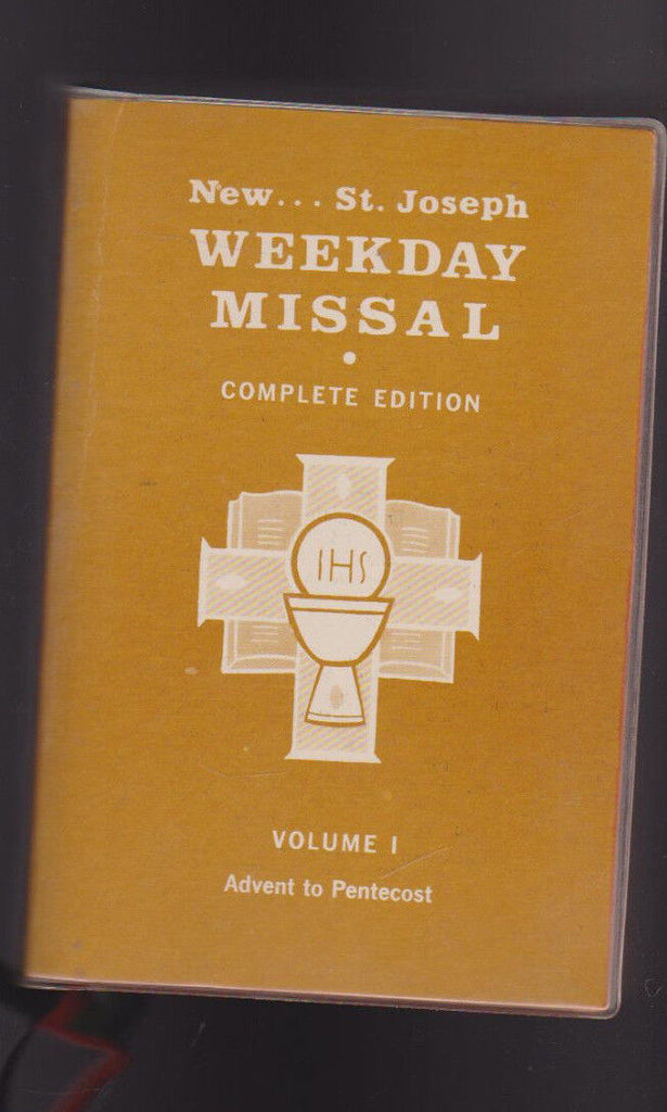 St Joseph Weekday Missal Volume 1 Advent to Pentecost 1975