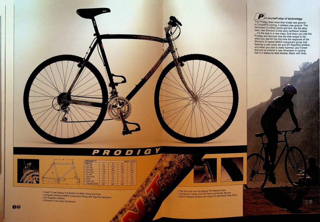 giant bicycle catalog Giant Bicycles Catalog 1992 Mountain Cross AFS Racing Road – Papergoy