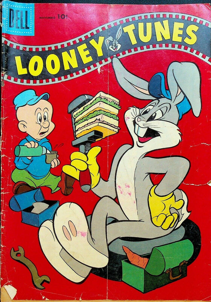 Looney Tunes 181 Dell Comics 1956 Bugs Bunny Elmer Fudd Construction