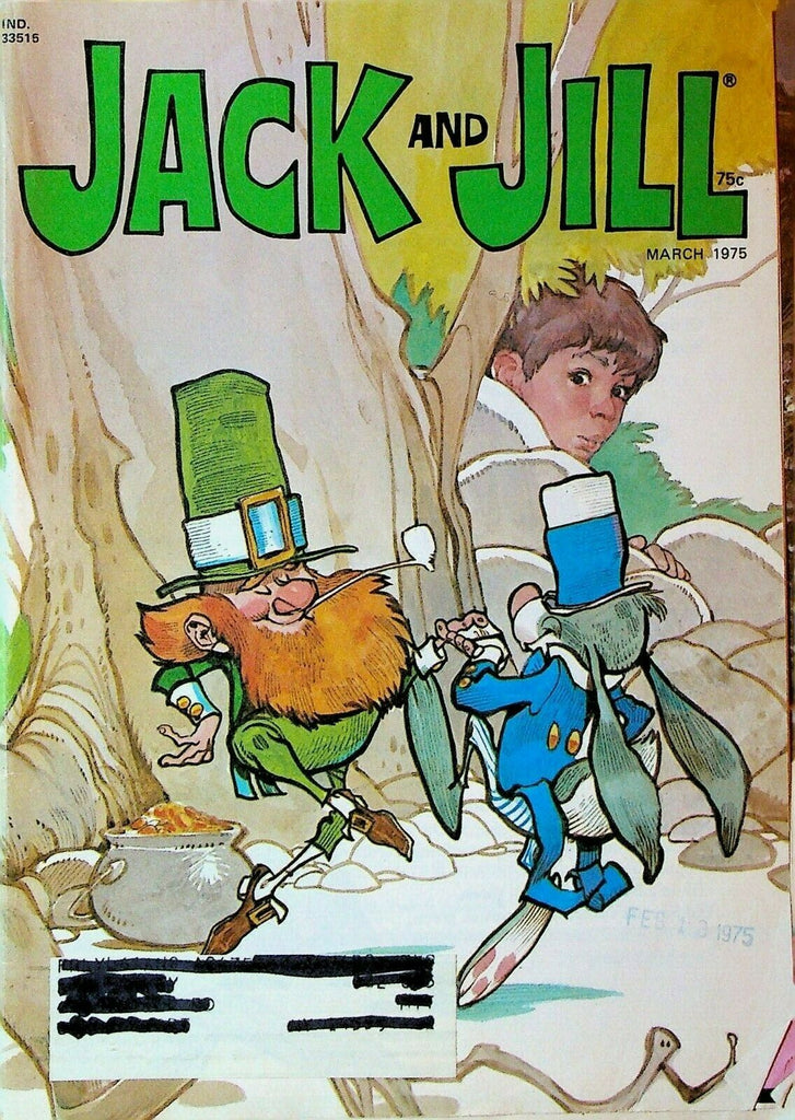 Jack & Jill Magazine March 1975 Dolphin Dennis Anderson Easter Bunny