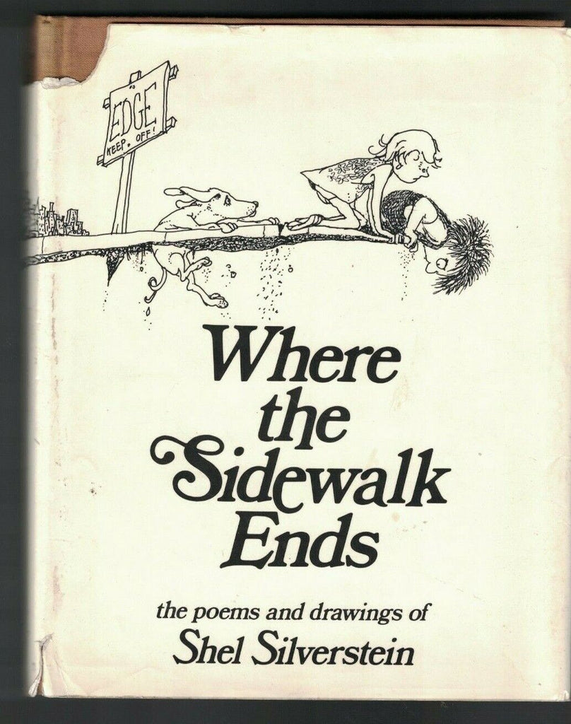 Where the Sidewalk Ends Poems & Drawings of Shel Silverstein HC DJ Early Print