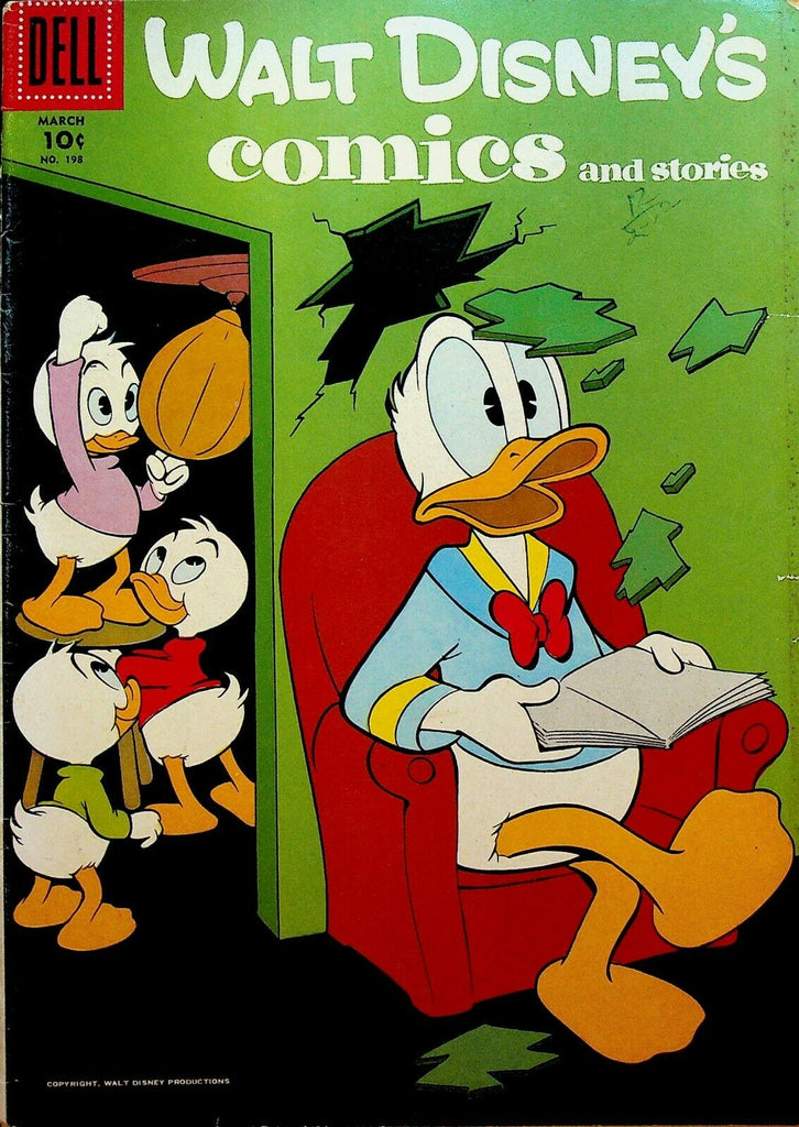 Walt Disney's Comics & Stories 198 Dell Comics 1957 Boxing Speed Bag