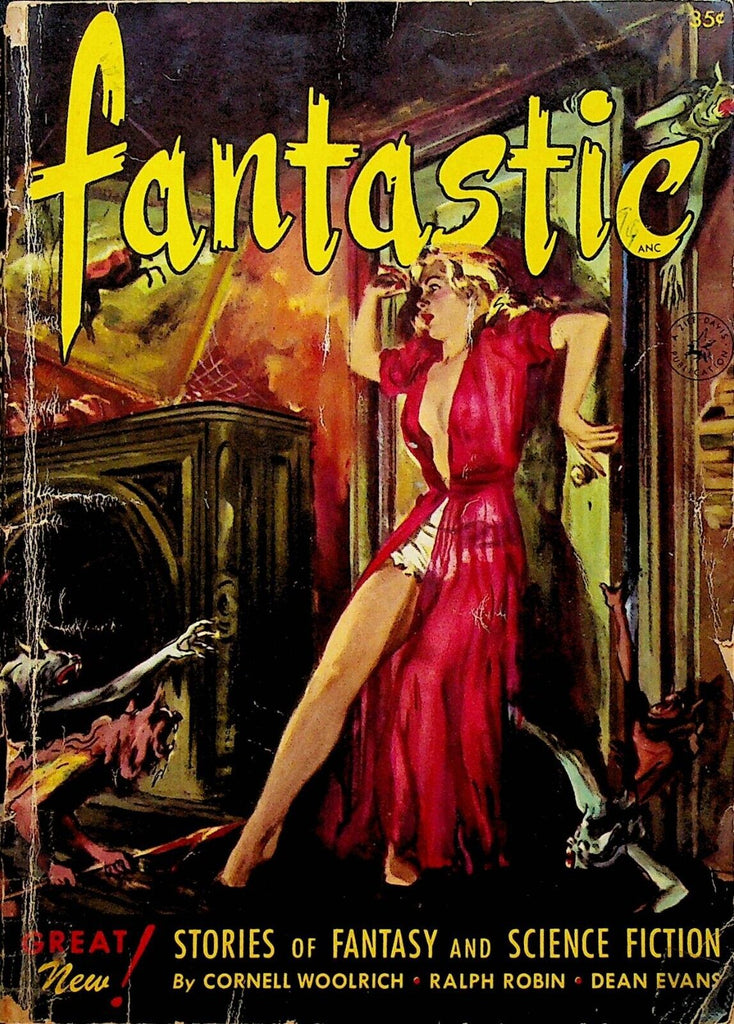 Fantastic Magazine November 1952 Mickey Spillane Cornell Woolrich John Jakes